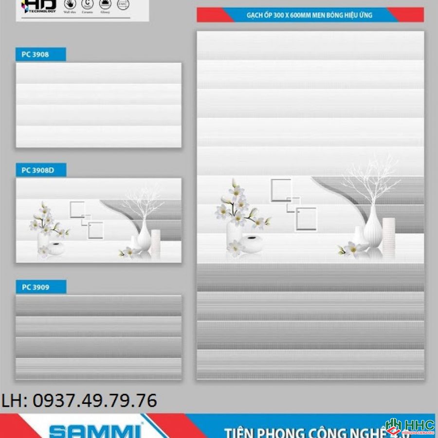 Gạch ốp tường 30x60 Sammi HA 3909